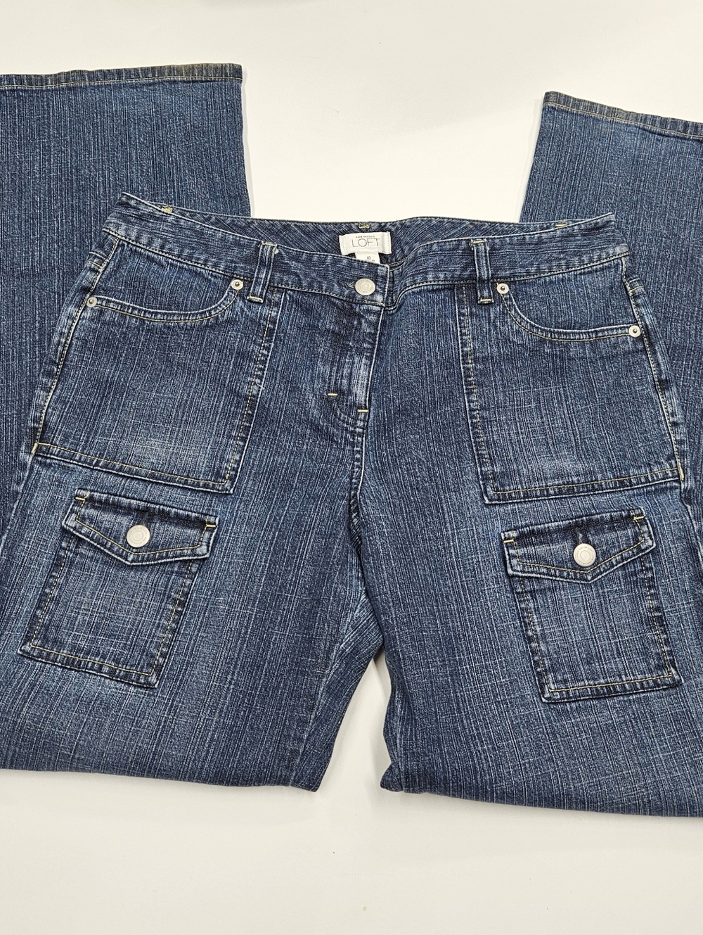 LOFT Dark Blue Boot Leg Jeans Womens 10 Pants Denim